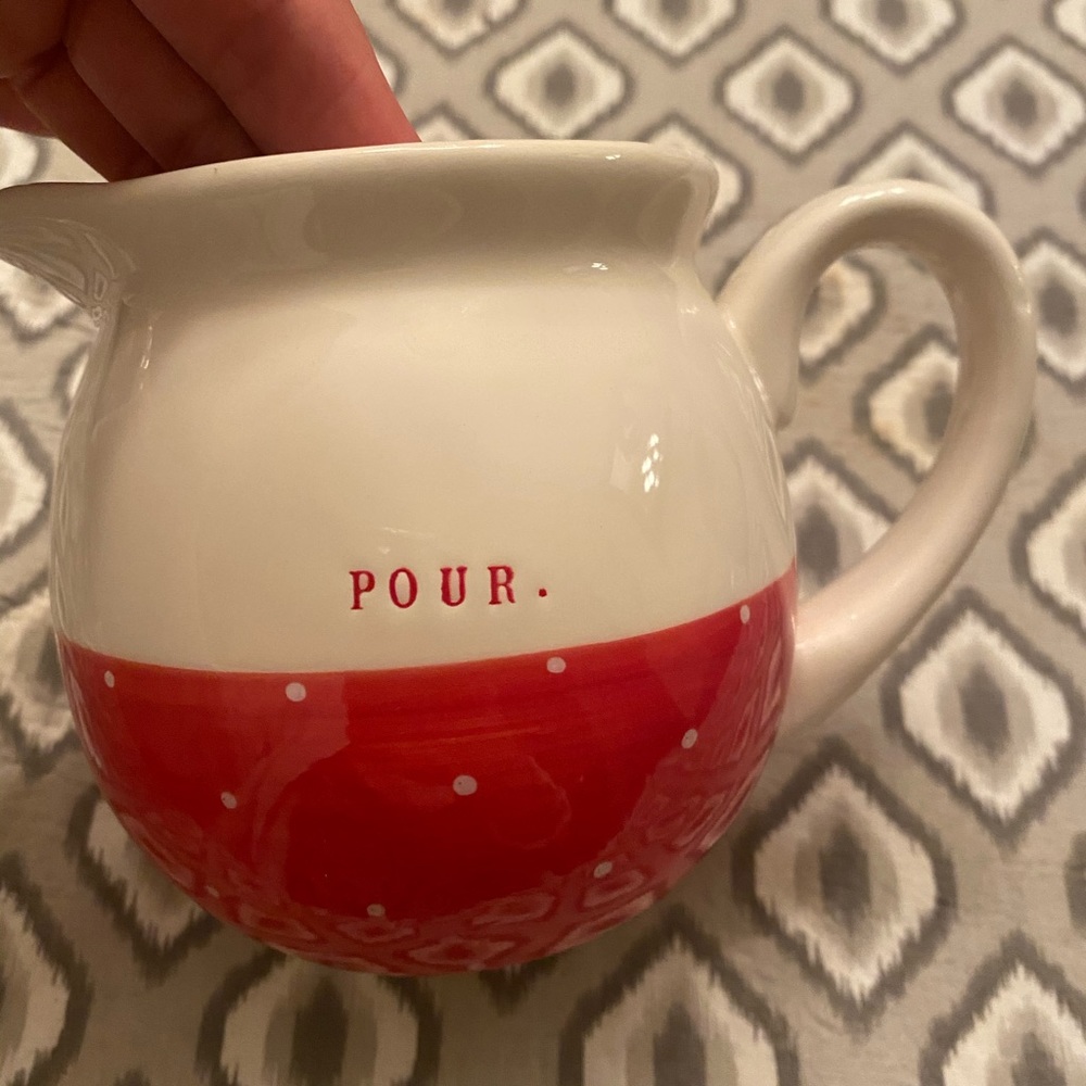 Rae Dunn Christmas pitcher